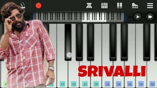 Srivalli Song | Pushpa | Easy Piano Tutorial