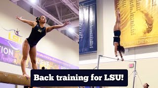 Konnor McClain is BACK training gymnastics after her Achilles injury - November 2024