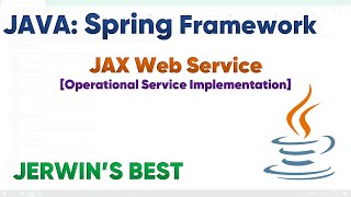 Java: JAX Web Service in Eclipse - Operational Service Implementation
