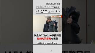 IAEAグロッシー事務局長 柏崎刈羽原発を視察　＃新潟　＃原発