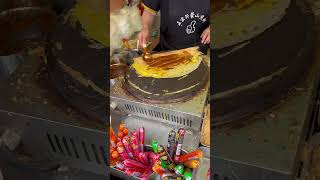 山东杂粮煎饼yyds!street food#food #foodie #streetfood #foodasmr #美食 #街头小吃 #街头食品 #美食分享 #美食中国 #煎饼#小吃 #中国美食