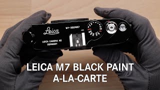 Featured Pre-Owned Product: Leica A La Carte M7 Black Paint 0.58x