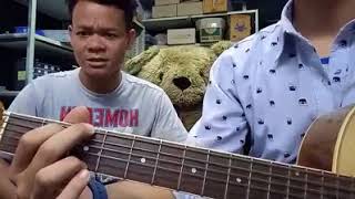 Dermbey ahvey tov oun ដើម្បីអ្វីទៅអូន cover song with guitar