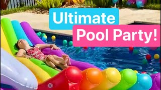 The Ultimate Pool Party!🎉🎊