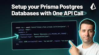 Provision Prisma Postgres databases using an API