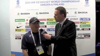 Team USA Trainer Stan Wong Discusses 2013 IIHF Men's World Championship