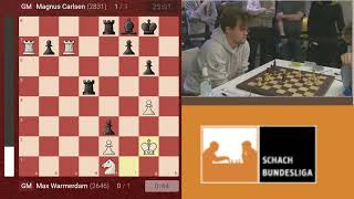 World Number 1 Returns to the Board | Carlsen vs. Warmerdam in Bundesliga Germany 2025