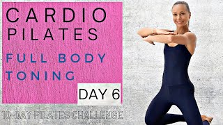 CARDIO PILATES Workout To Tone Core, Arms, Legs and Abs | 10-Day Pilates Challenge