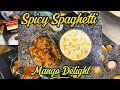 Spaghetti With Mango Delight Recipe | How to make Spaghetti and Mango Delight