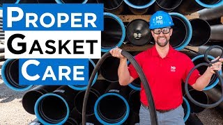 Proper Gasket Care and Storage for Ductile Iron Pipe