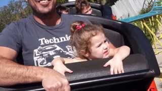 131109 Myla's first roller coaster experience!