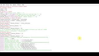 python program to calculate workers wages