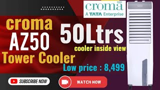 croma az50 50Ltrs cooler full review with inside details #croma #ratantata #cooler #50ltrs #coolair