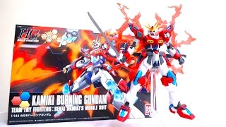 HGBF 1/144 カミキバーニングガンダム (ガンダムビルドファイターズトライ) ヲタファのガンプラレビュー Kamiki Burning Gundam review