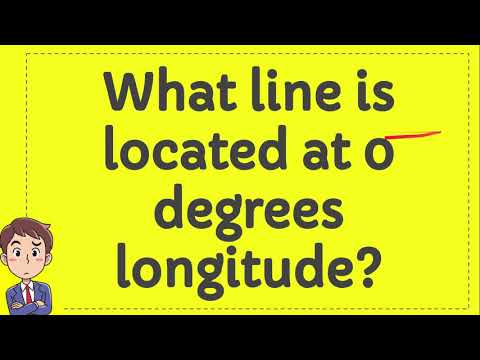 What is the 0 degree latitude line called?