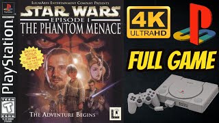 Star Wars: Episode I: The Phantom Menace | PS1 | 4K60ᶠᵖˢ UHD🔴 | Longplay Walkthr