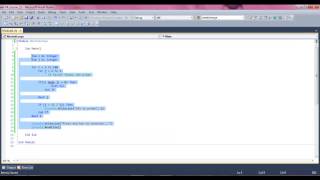 Visual Basic Lesson 11: Continuing our work with Loops