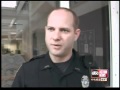 Officer saves people from burning building