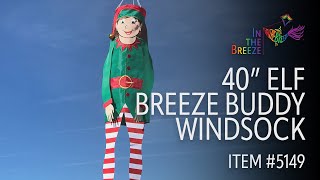 40” Elf Breeze Buddy Windsock - In the Breeze