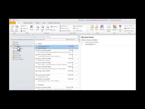 Instructions for Recalling Sent Mail in Outlook 2010 and Outlook 2013 Instructions for Recalling Sent Mail in Outlook 2010 and Outlook 2013