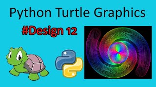 python turtle graphics tutorial || #design12 || Python graphics