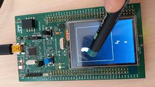 Handwritten digits recognition using X-CUBE-AI on STM32F429DISCOVERY