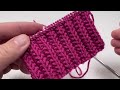 the easiest ribbed scarf you ll ever knit 🧶🧣