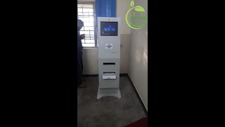 15" Interactive Digital Kiosk with Built-in A4 Printer – Smart Self-Service Solution