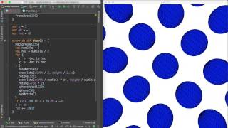 Not an Optical Illusion: Rotating Spheres with Processing