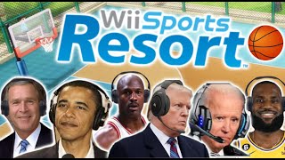 US Presidents Play Wii Sports Basketball 3 ft. Lebron and Jordan
