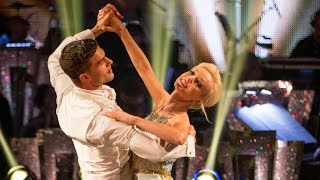 Helen George and Aljaz Skorjanec Viennese Waltz to 'At Last' - Strictly Come Dancing: 2015