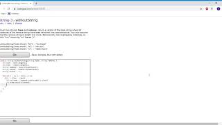 String 3(withoutString) Java Tutorial || codingbat.com