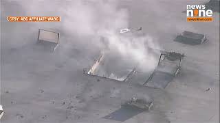 One dead \u0026 At Least 15 Reported Injured After Plane Crashes into Warehouse in California | News9