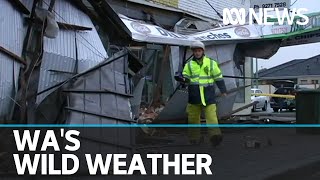 Ex-Tropical Cyclone Mangga delivers wild weather across WA, power cut to thousands | ABC News