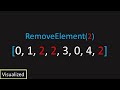 LeetCode: 27. Remove Element (Visualized)
