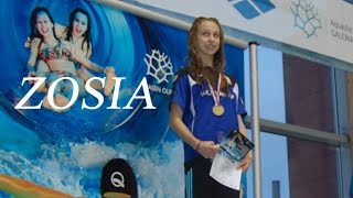 Zosia   Czernicka mistrzyni Polski juniorów w pływaniu   Olsztyn 2016