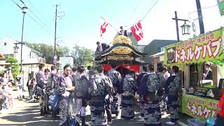 松岡の太鼓台　出発前の式典❣　二本松提灯祭り2022宵祭り　2022年10月1日　 00181