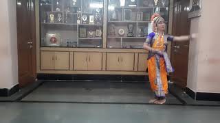 Swagatham krishna kuchipudi dance by Sudeepthi Nritya Sravanthi