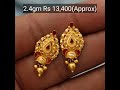 latest gold earrings designs collections 2023 gold earrings design 2023