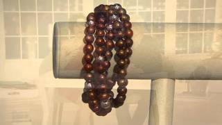 Honora Cultured Pearl 7.5mm Multi-strand Bronze Bead Bracelet on QVC