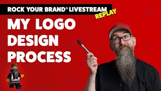 Logo Design Process - The Rock Your Brand Weekly Live Stream Replay 🤘