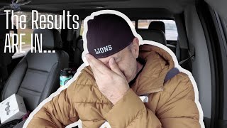 Vlog 3:  The results are in...