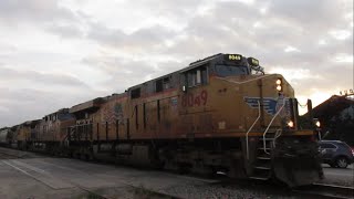 UP 8049 w/ Killer K5HL! Leads a Very Slow Northbound Grain Train Thru Buda, TX on 4/20/22