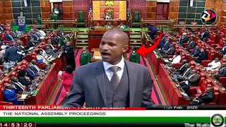 Mp Babu Owino causes drama in parliament trying to occupy Majory seat!