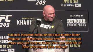 khabib vs ferguzon conferencia de prensa subtitulada en español