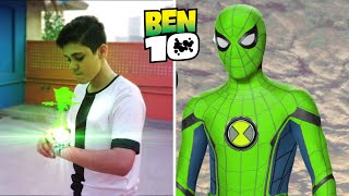 Ben 10 Transforming in to Spider Man   FAN MADE