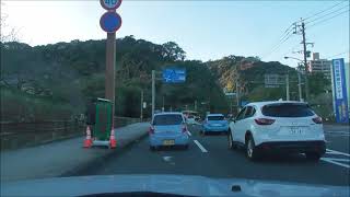 車載動画　イオン鴨池店～国道225号～県道216号～城山入口～城山トンネル～玉里団地入口～玉里団地中央　風景　２倍速