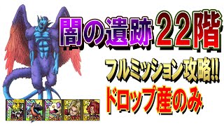 【ドラクエタクト】闇の遺跡22階！フルミッション攻略！