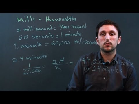 How to Convert Minutes to Milliseconds : Math Conversions How to Convert Minutes to Milliseconds : Math Conversions