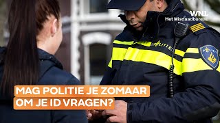 Mag de politie je zomaar naar je identiteitsbewijs vragen?